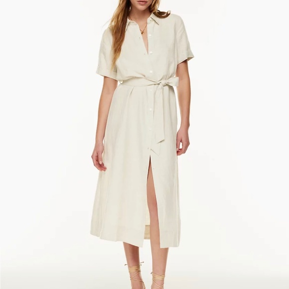 Aritzia - Wilfred - Etna Linen Dress - Picture 1 of 9